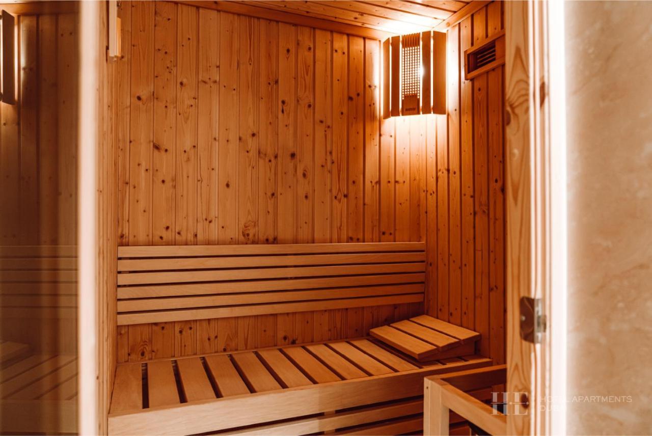 He Hotel Apartments 두바이 외부 사진 A Finnish sauna